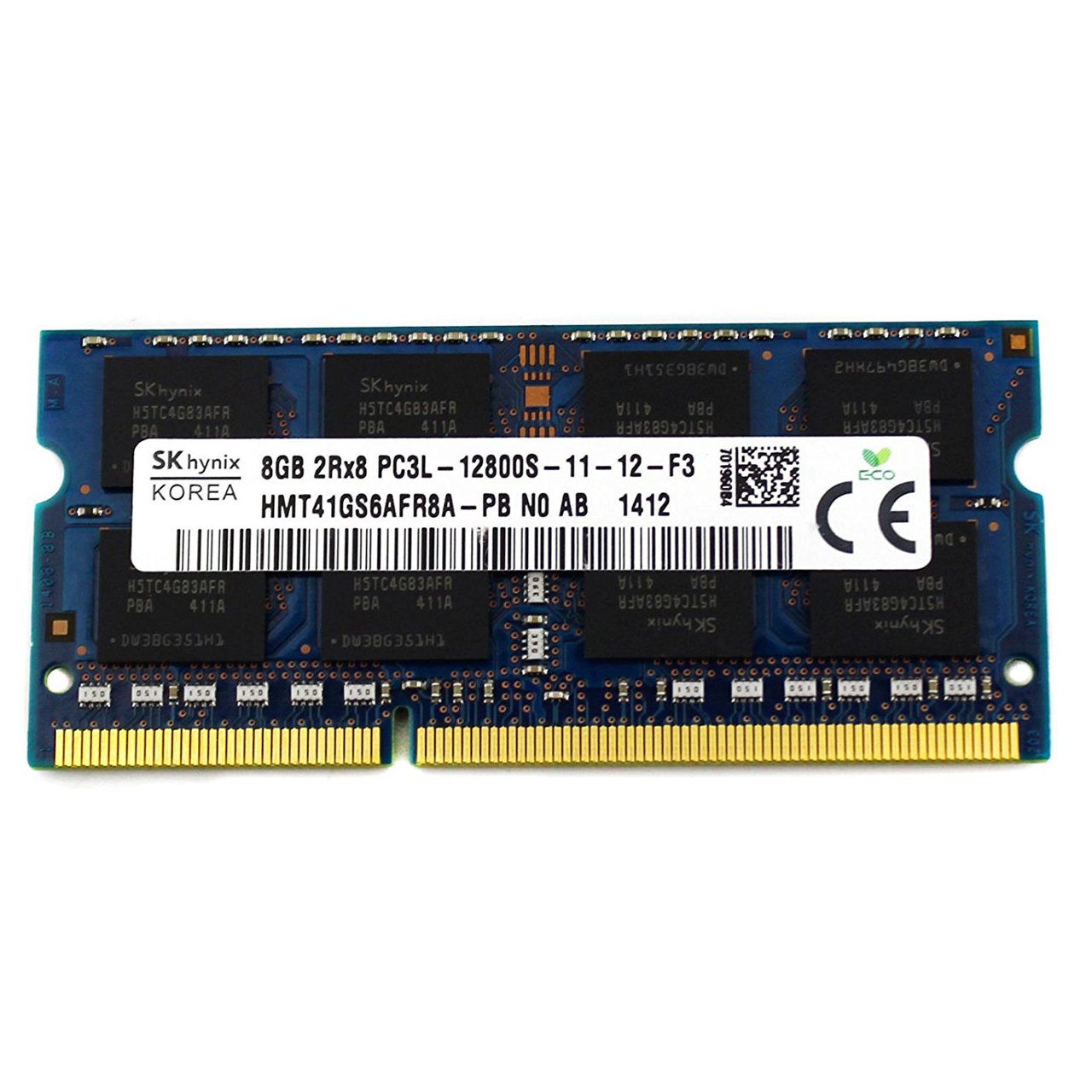 رم لپ‌تاپ 8 گیگابایت DDR3L فرکانس 1600 مگاهرتز اس کی هاینیکس مدل 12800S PC3L یک ماژول