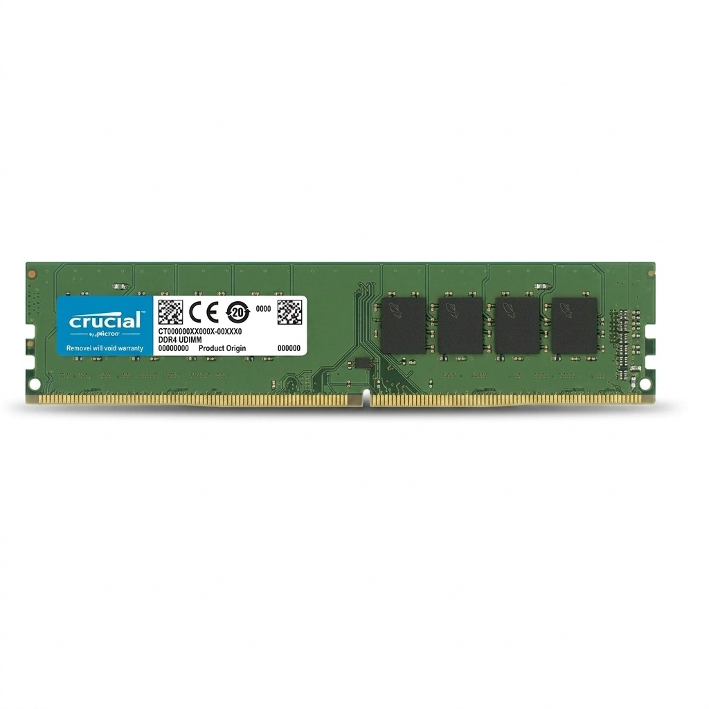رم کامپیوتر کروشیال DDR4 تک کاناله 16 گیگابایت 3200 مگاهرتز CL22 ولتاژ 1.2 ولت مدل PC4-25600 U-DIMM