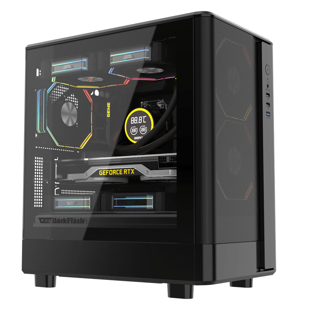 کیس کامپیوتر دارک فلش مدل گیمینگ کد DB330M MESH