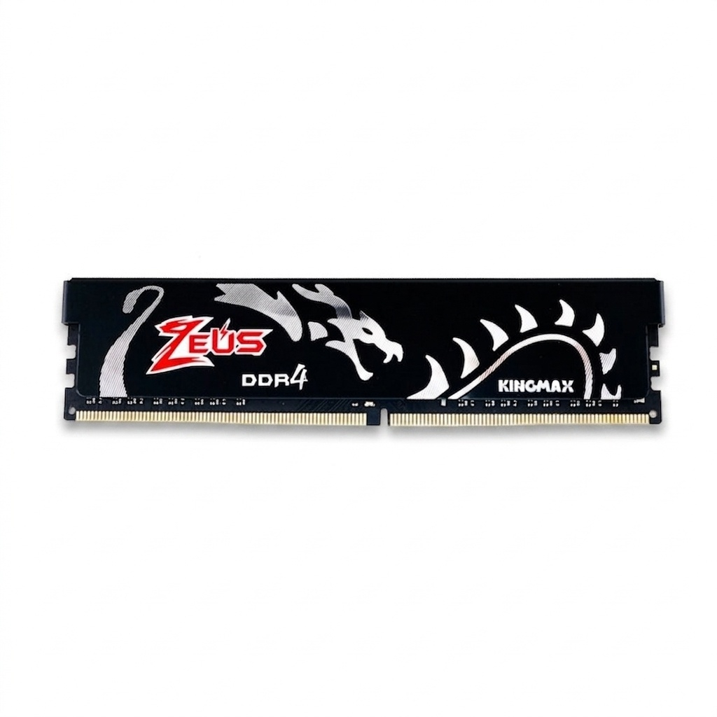 رم دسکتاپ کینگ مکس مدل Zeus Dragon ظرفیت 8 گیگابایت DDR4 تک کاناله فرکانس 3200 مگاهرتز تایمینگ CL16 نوع DIMM